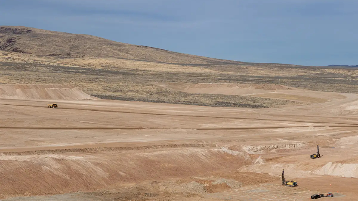 Lithium extraction site supporting rising grid battery demand in North America